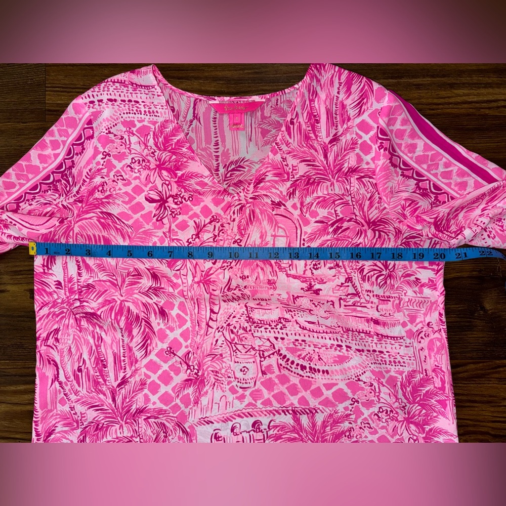 Lilly Pulitzer Pamala Top in Paradise Pink size Small - Picture 13 of 15